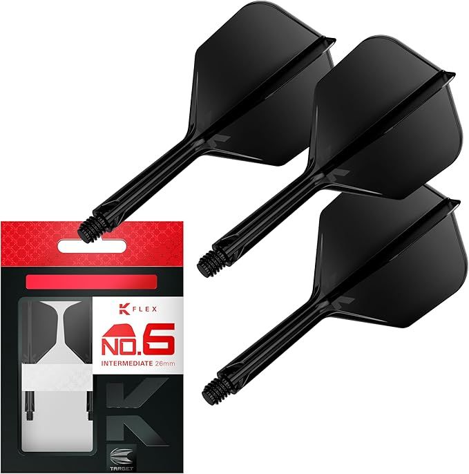 Target Darts K-Flex Flights & Shafts No.6 im 3er Pack